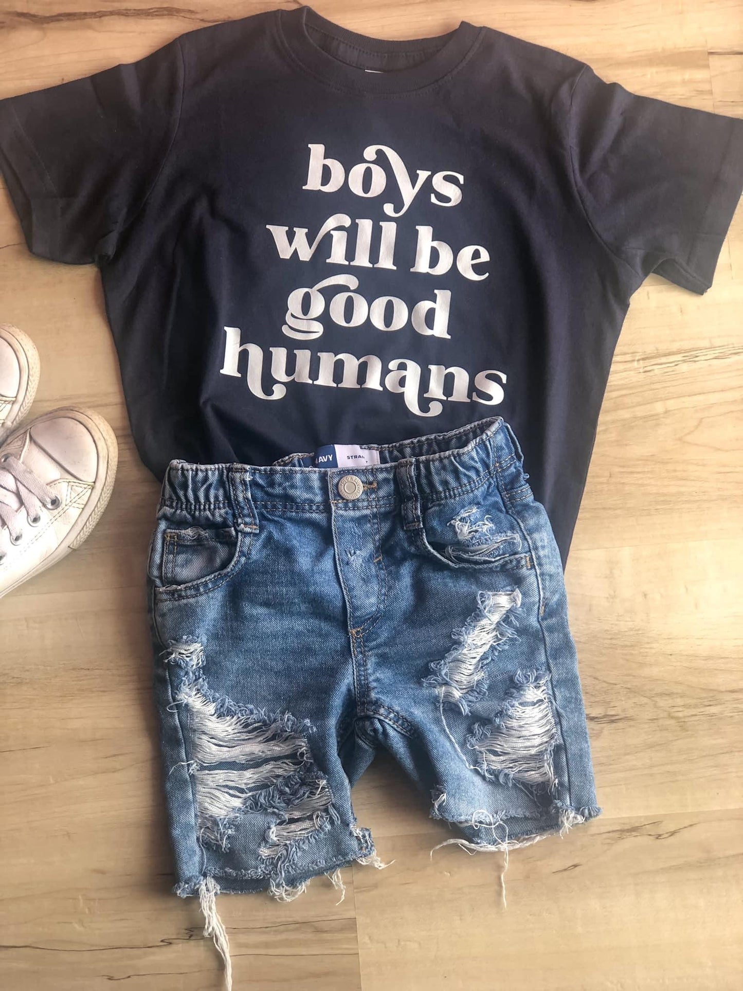 Boys Will Be Good Humans Tee