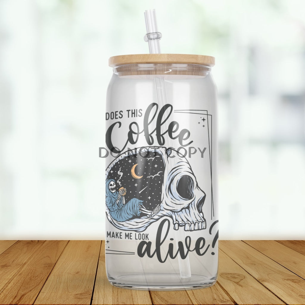 Look Alive Glass Can