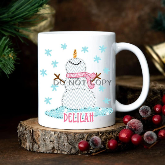 Snowman Personalized Mug